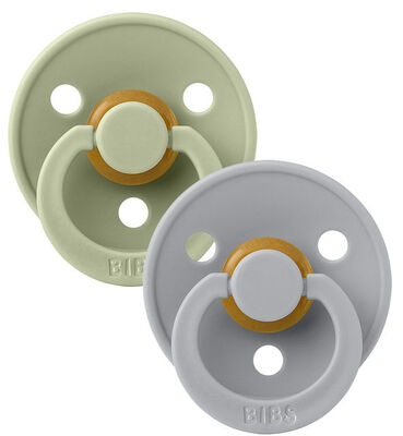 BIBS Smokk Colour 2-pack Lateks Størrelse 2, Sage/Cloud