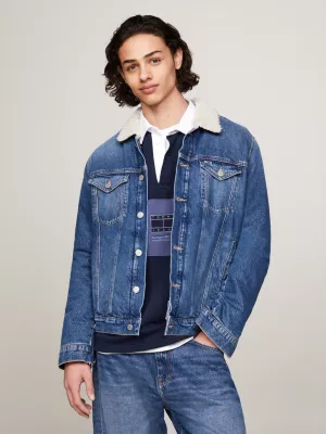 Jaqueta Trucker com Gola Sherpa Archive