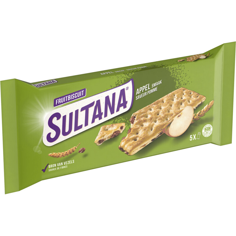 Sultana Fruitbiscuit appel