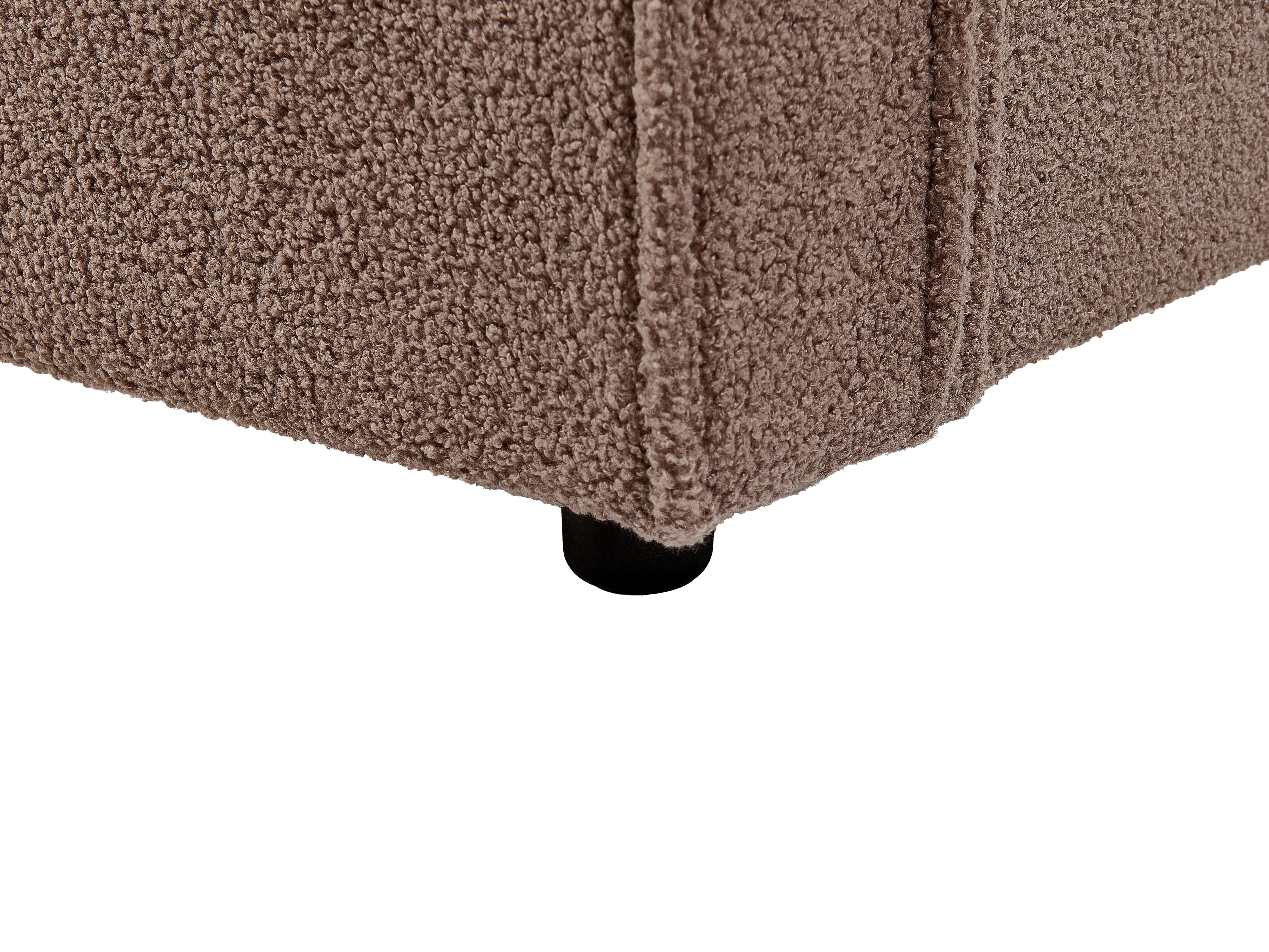 Waterbed Bouclé LINARDS 180 x 200 cm Bruin