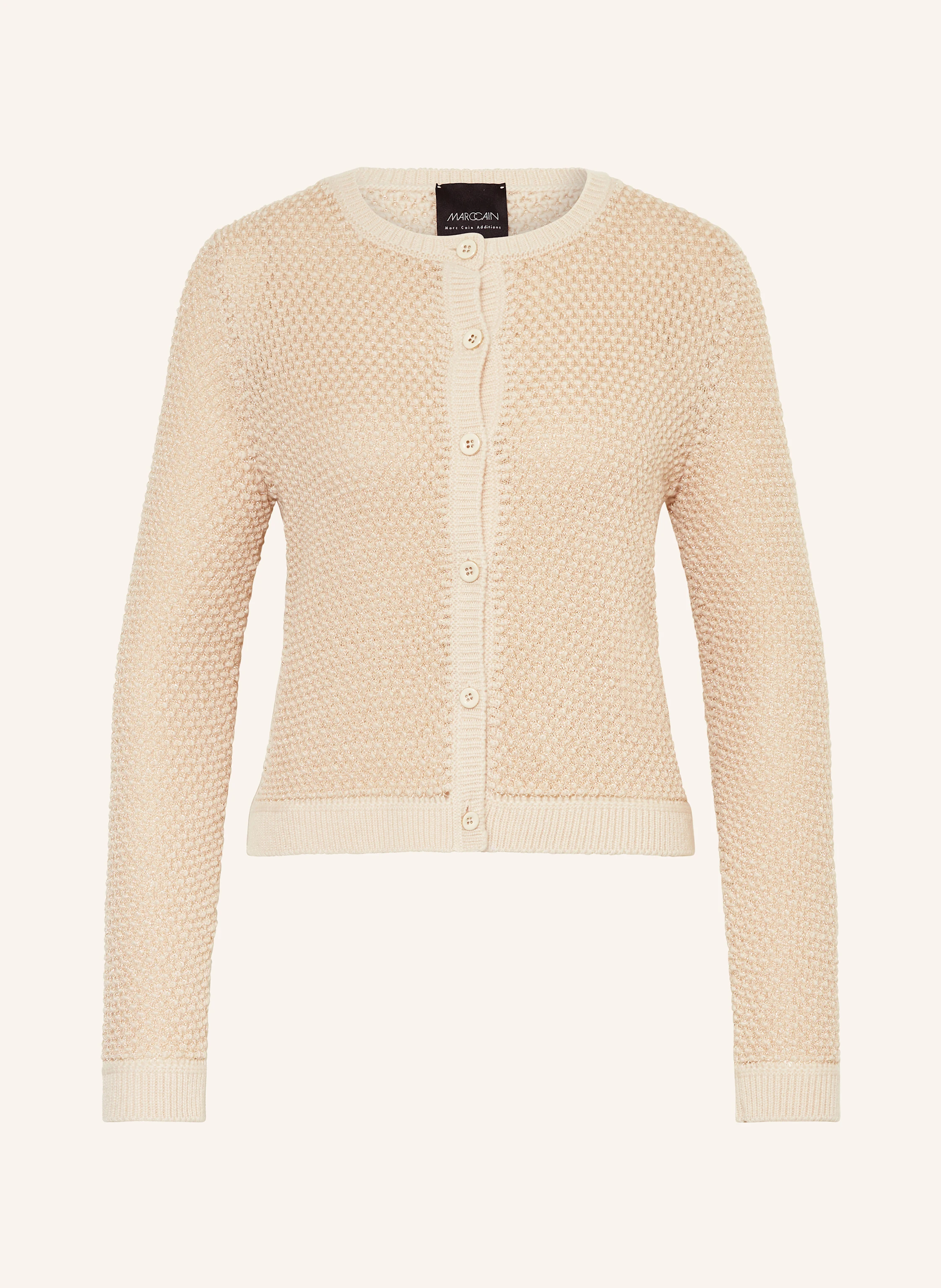 MARC CAIN Strickjacke mit Glitzergarn