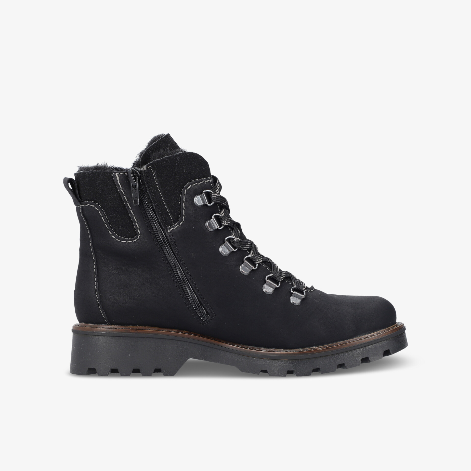 rieker Damen Winter Boots schwarz