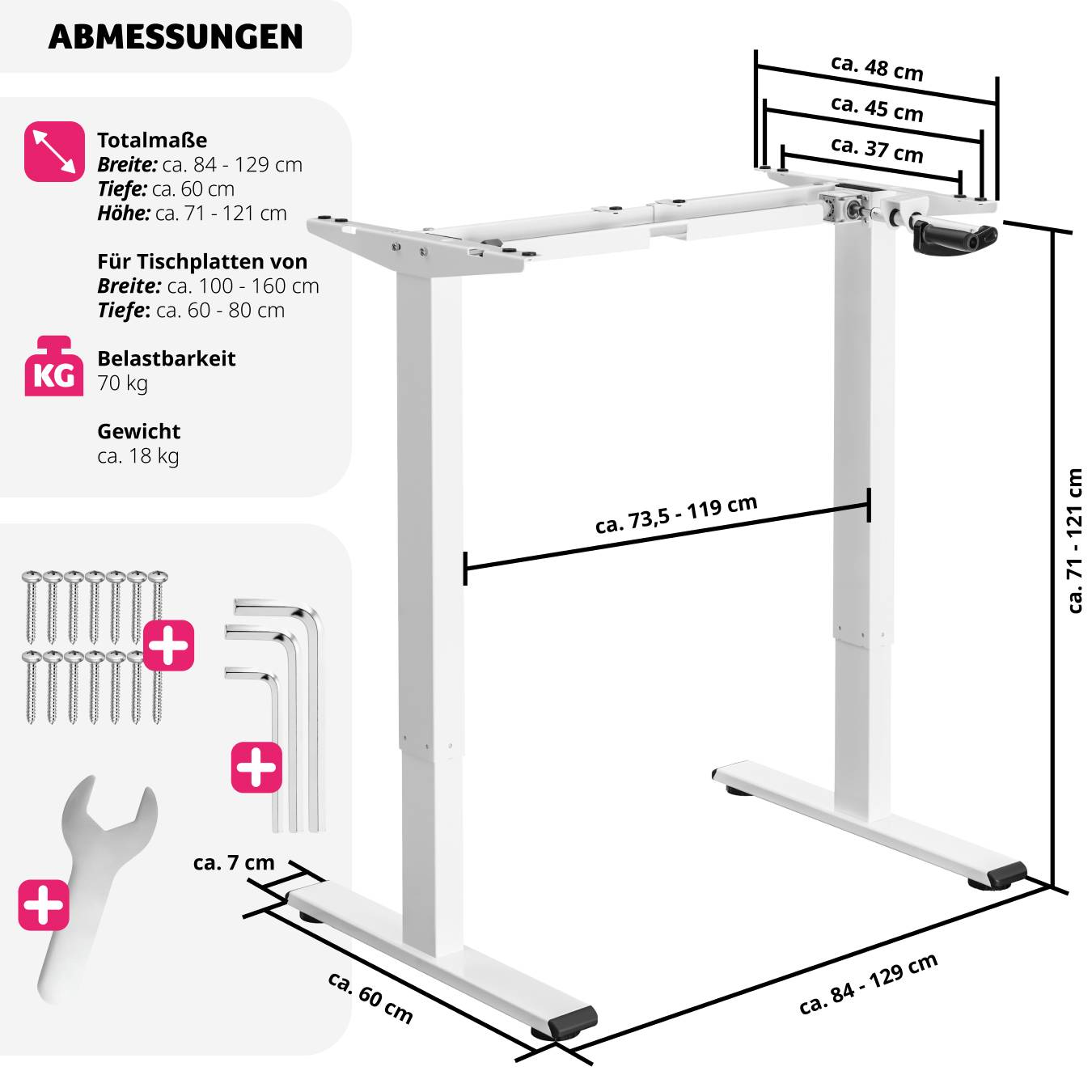 Tischgestell  Idun