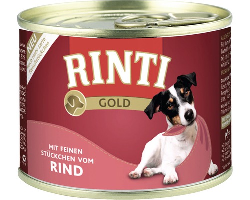 RINTI Gold Beef nat hondenvoer 185g