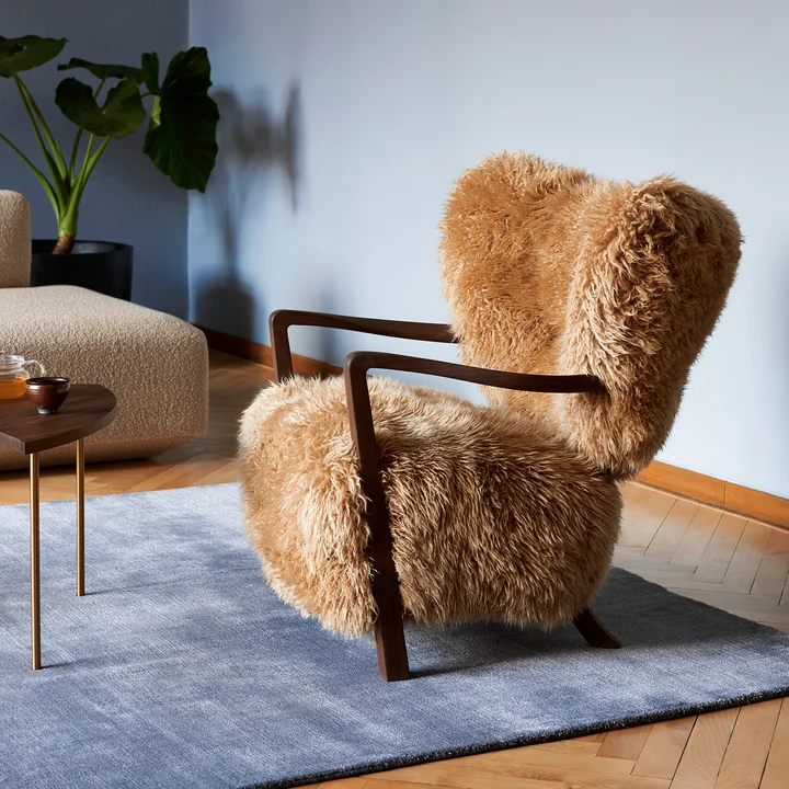 &Tradition - Wulff ATD2 Lounge Chair, Eiche geölt / beige (Karakorum 003)