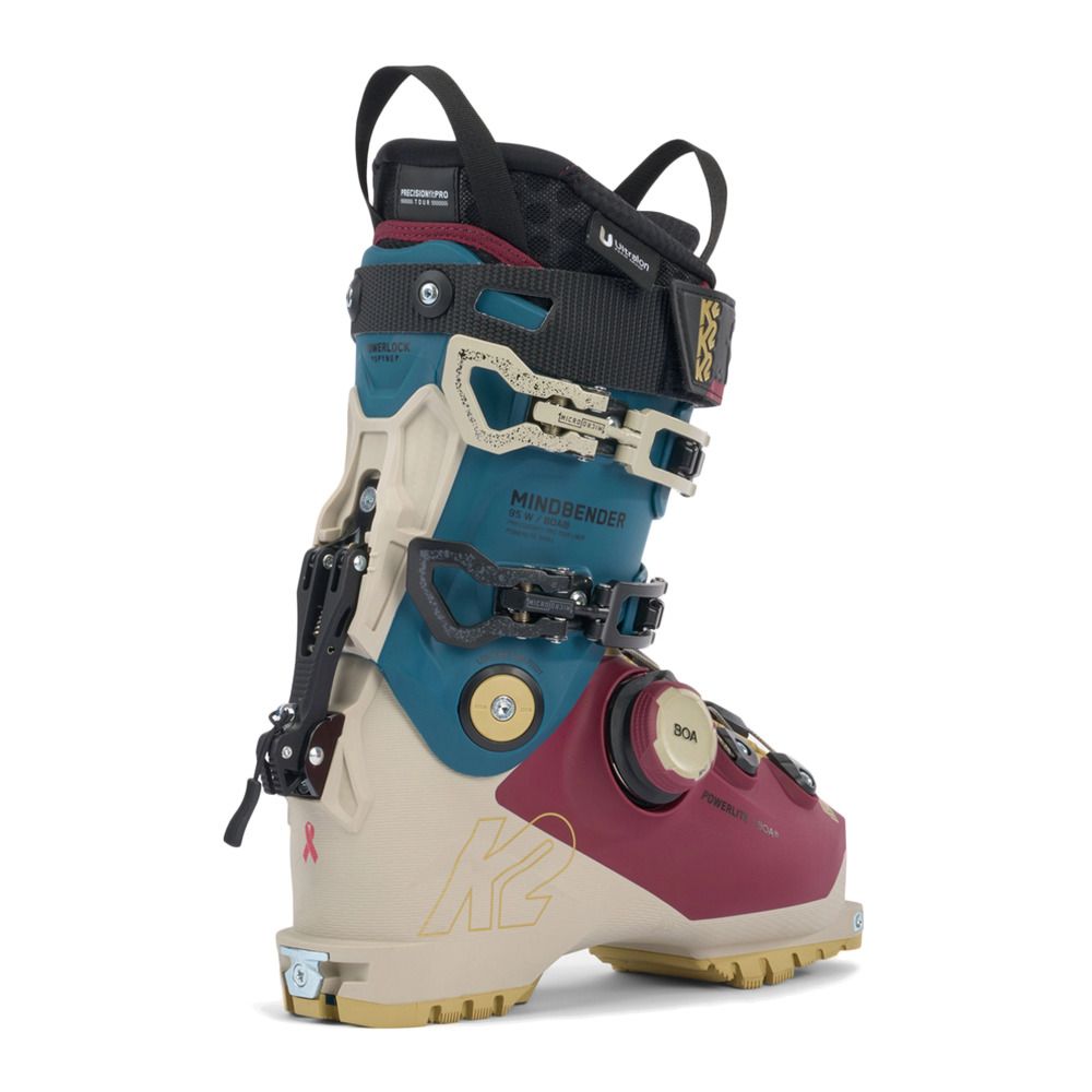 K2 MINDBENDER 95 BOA - Chaussures ski Femme burgundy/white/blue