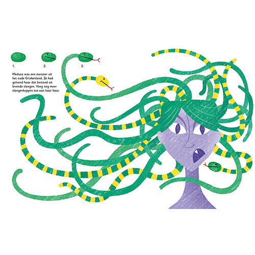 Uitgeverij usborne stempelen met je vingers - monsters