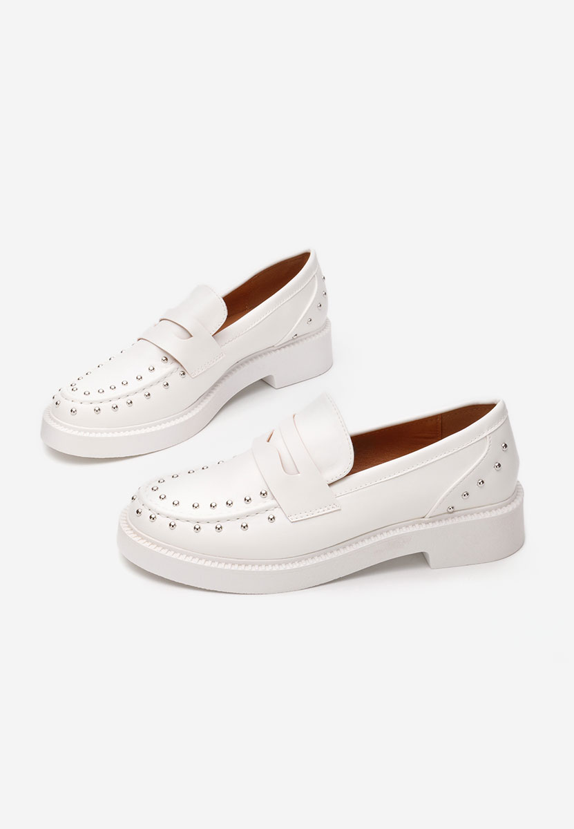 Mocassins femme blancs Kristeen