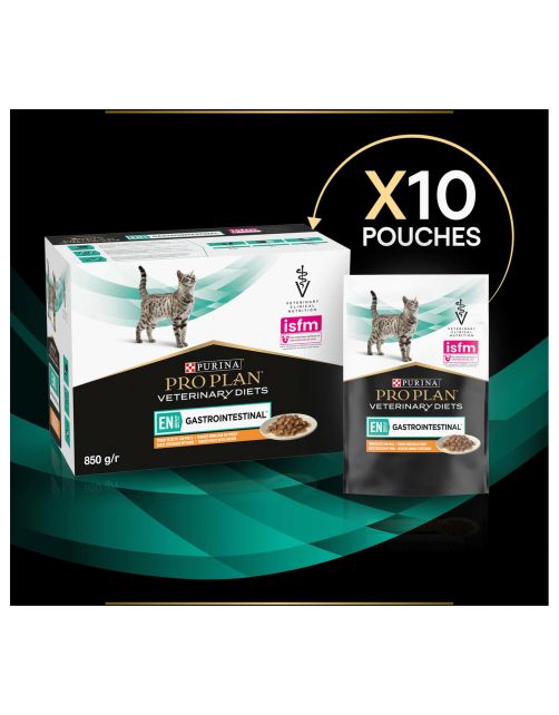 Pro Plan Veterinary Diets Feline En Gastrointestina 10x85 g - Kattenvoer