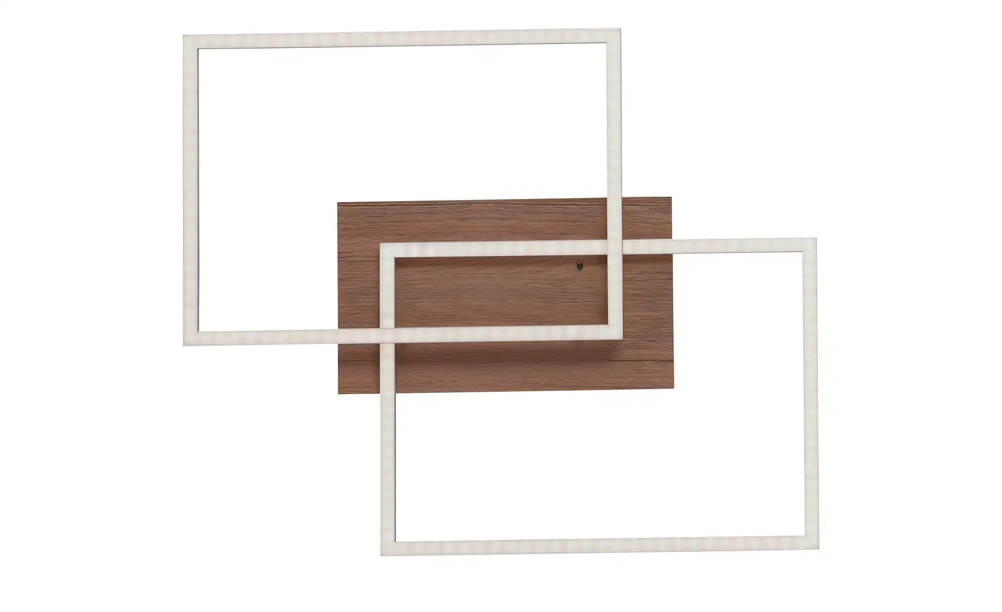 Paul Neuhaus LED-Deckenleuchte, 2-flammig, Kunststoff-Holzdekor