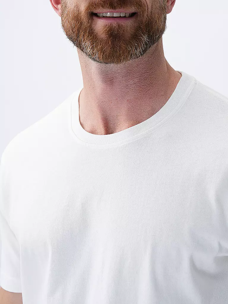 NUDIE JEANS T-Shirt UNO EVERDAY  weiss