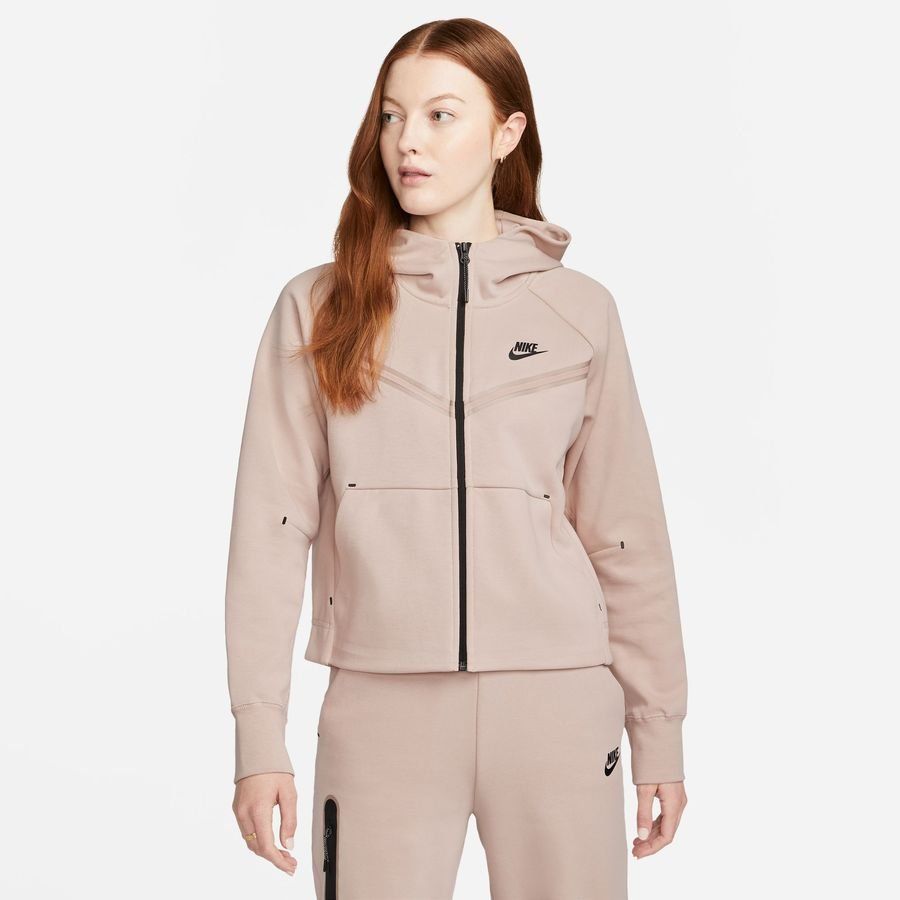 Nike Sweat à Capuche Tech Fleece NSW Coupe-Vent - Rose/Noir