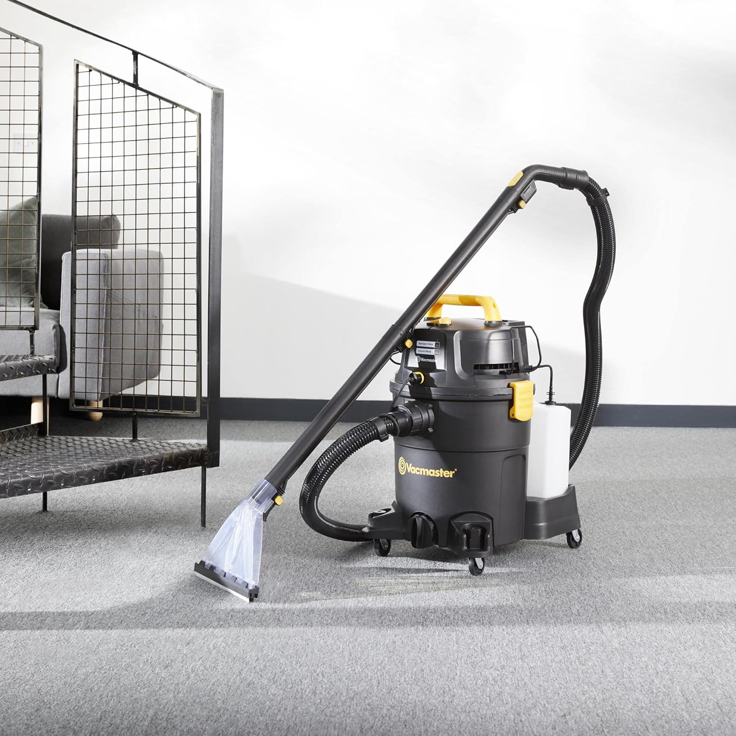 Vacmaster VK1323PFR 1300W 23L 3-in-1 Waschsauger Nass Trockensauger mit Dual-Tank-Design,Bodenreiniger Für Hartböden Teppiche,Teppich-Reinigungsmaschine