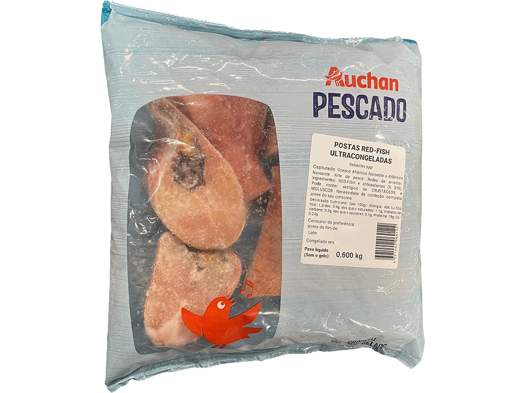 POSTAS AUCHAN DE RED-FISH 600G