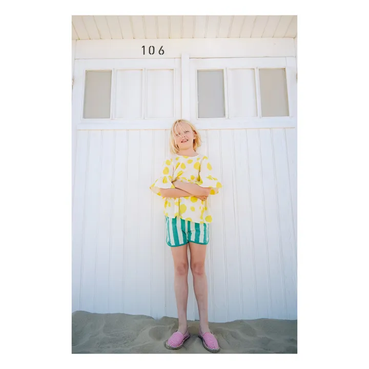 Holi & Love Blouse Pia Citron Coton Bio | Jaune