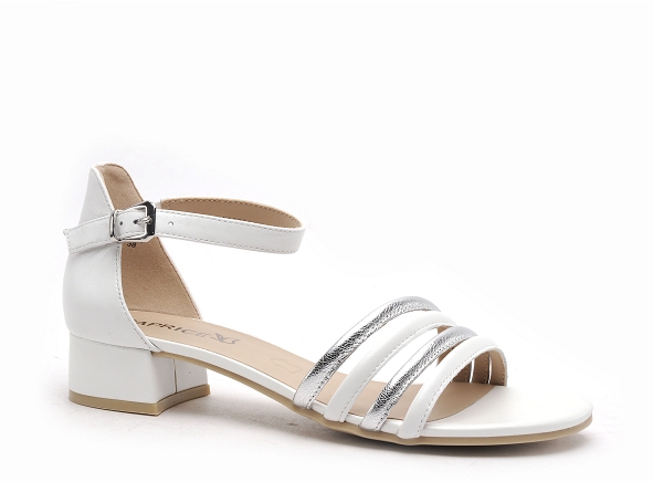 Caprice nu pieds talons femme 28200 blanc