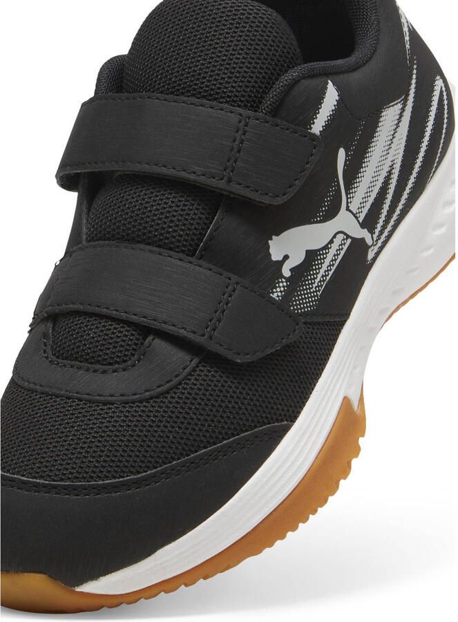 Puma Varion II V zaalsportschoenen zwart lichtgrijs
