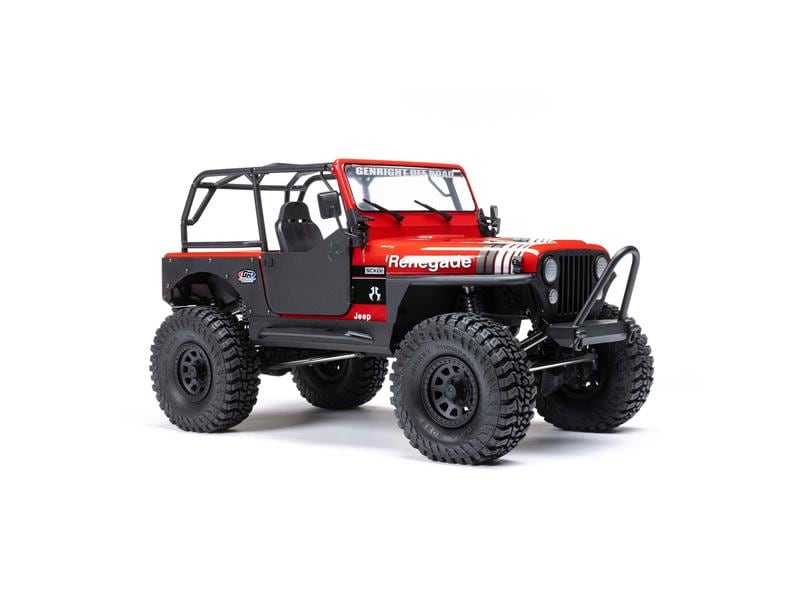 Axial Scale Crawler SCX10 III Jeep CJ-7 Rot, ARTR, 1:10 Jeep CJ-7 Renegade Rock Crawler mit Spektrum Technik