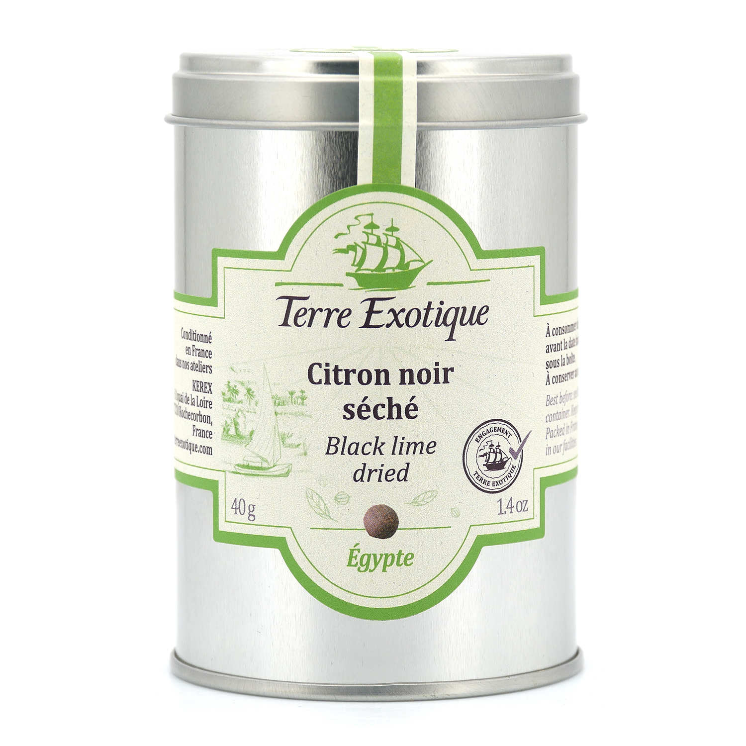Citron noir séché