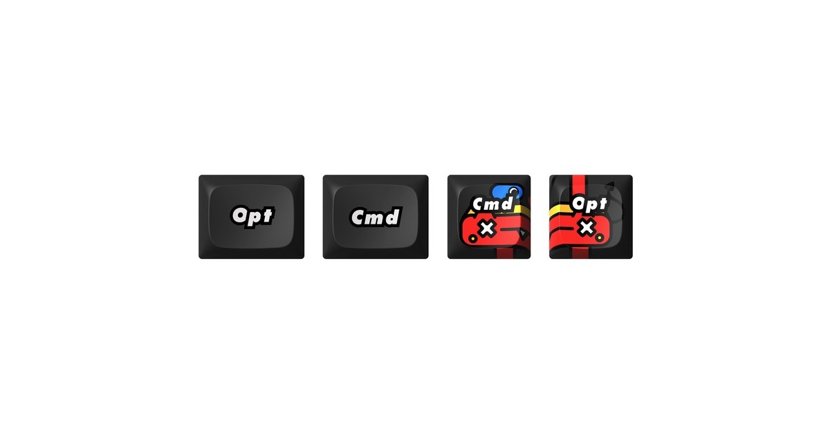 IqunixF97 Graffiti Diary Wireless Mechanical Keyboard, gaming toetsenbord  (Zwart/wit, US lay-out, Cherry MX Brown, RGB leds, 96%, Hot-swappable, PBT, 2.4GHz | Bluetooth 5.1 | USB-C)