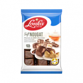 Lonka Zachte noga met pinda's en melkchocolade