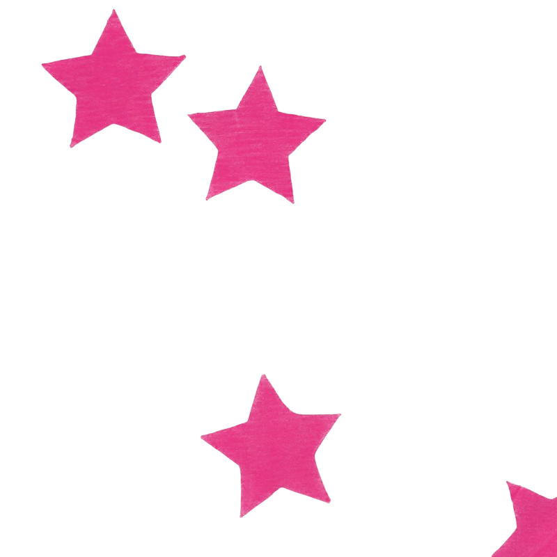 Duvetbezug 135 x 200 Sternen Pink