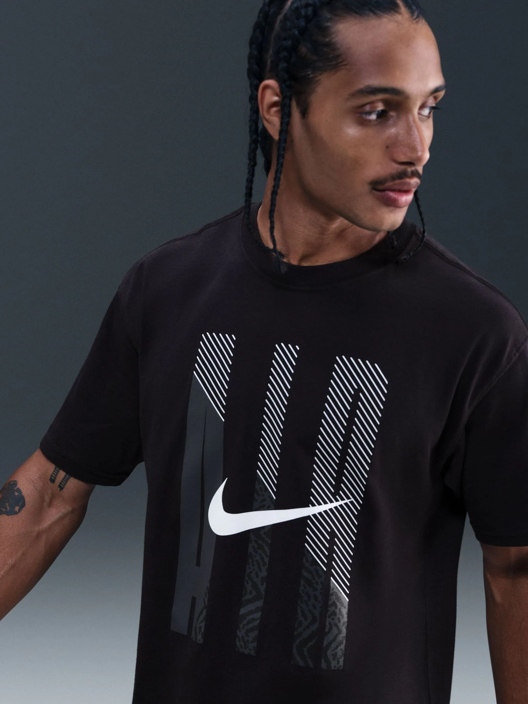 Zwart - Nike Mens Sportswear T-Shirt M90 Air HO25