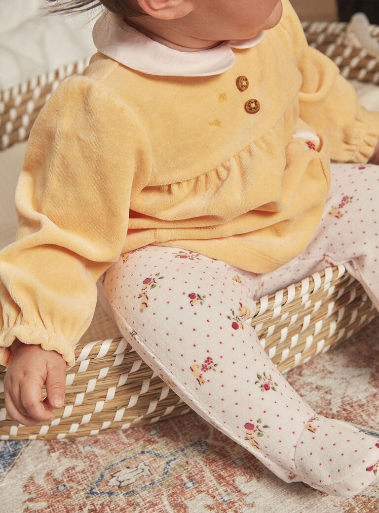 Pyjama mélon et écru