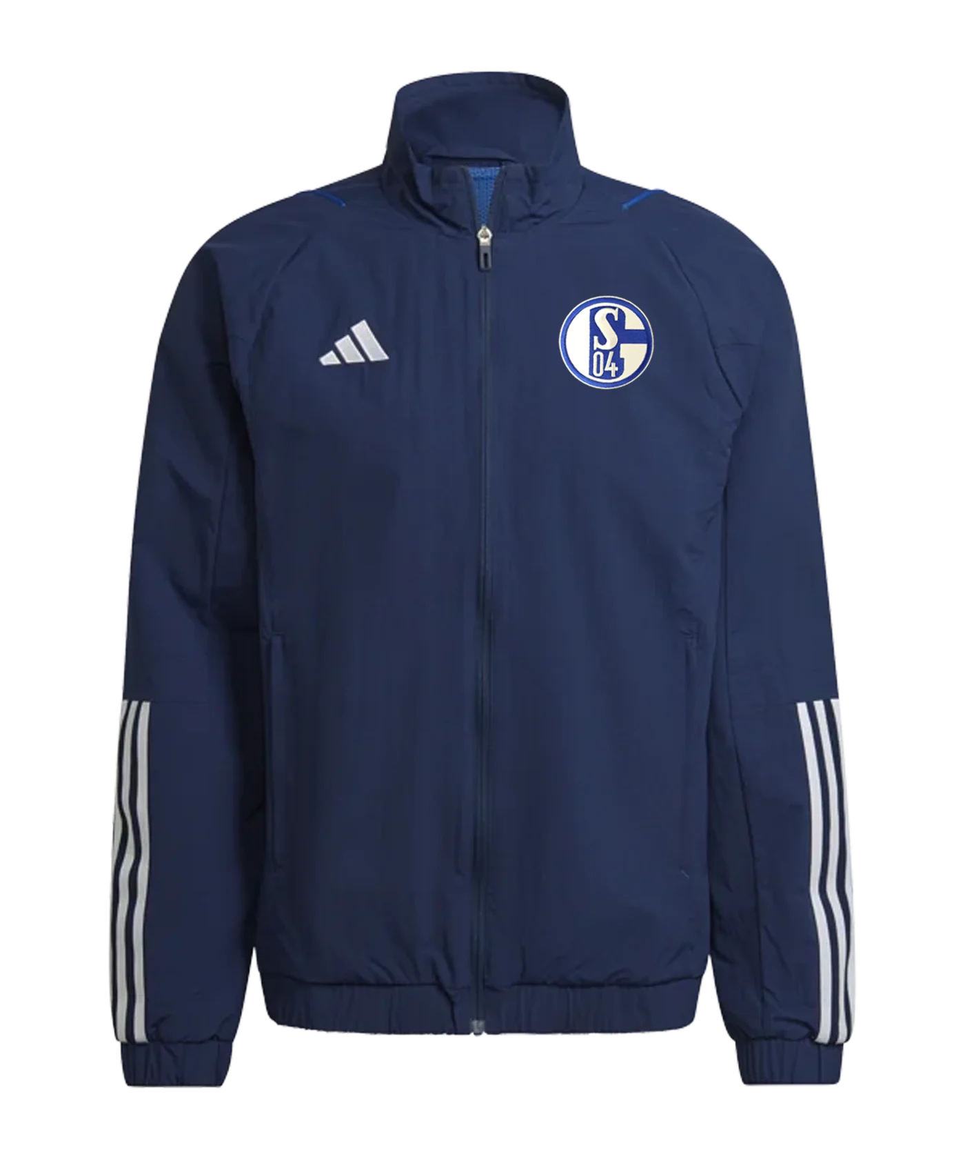 adidas FC Schalke 04 Präsentationsjacke Dunkelblau