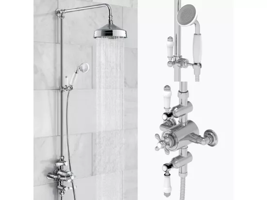 Ensemble de douche rétro HELEN 2 sorties