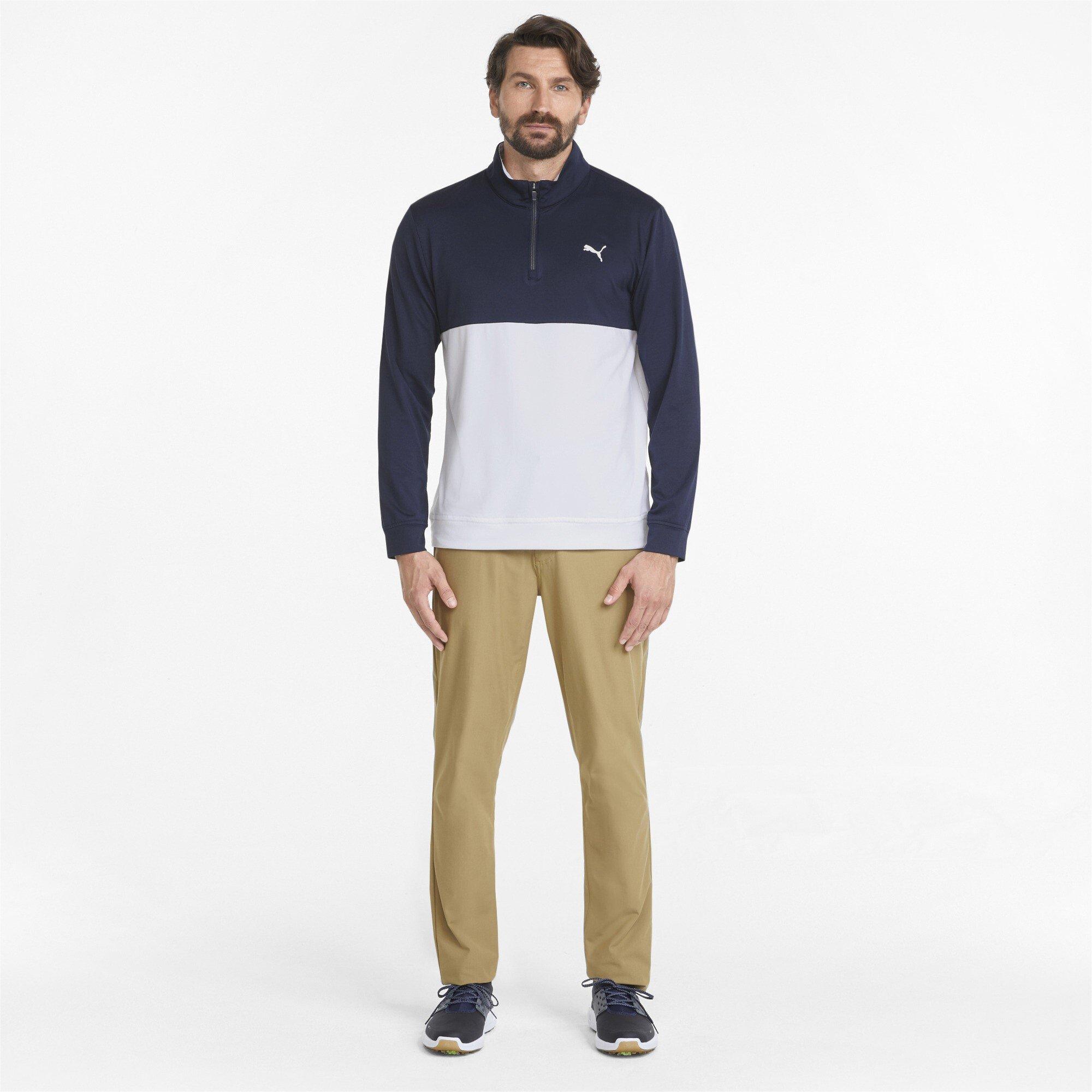 Puma Puma Gamer Colorblock 1/4 Zip Fleece Mens