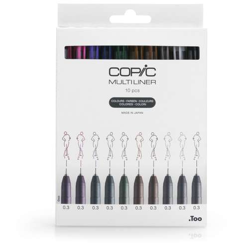 COPIC® Multiliner 10er-Set, farbig