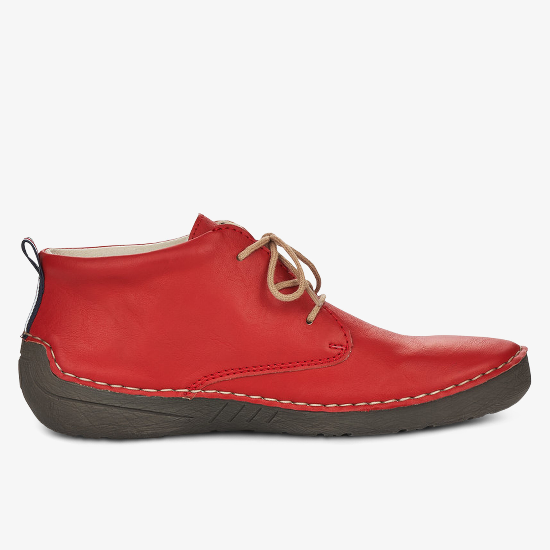 rieker Damen Schnürstiefeletten rot
