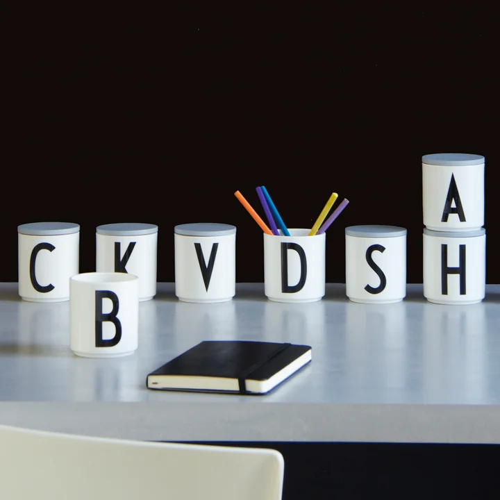 Design Letters - AJ Porzellan Becher I, schwarz