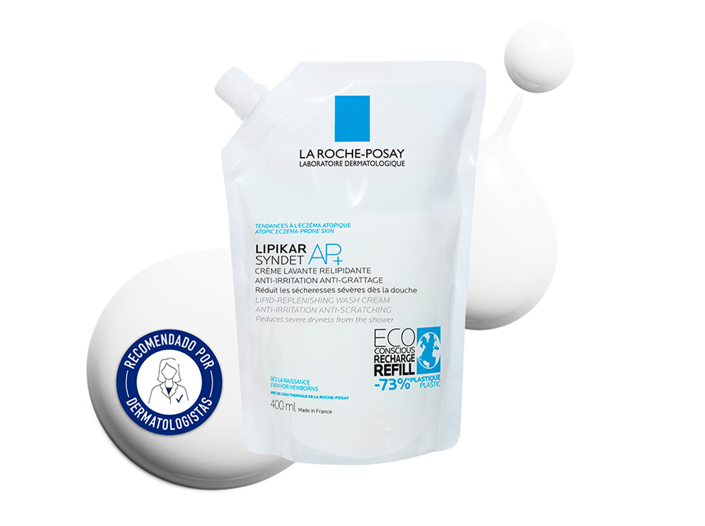 CREME LA ROCHE POSAY LAVANTE LIPIKAR SYNDET AP  400ML REFIL