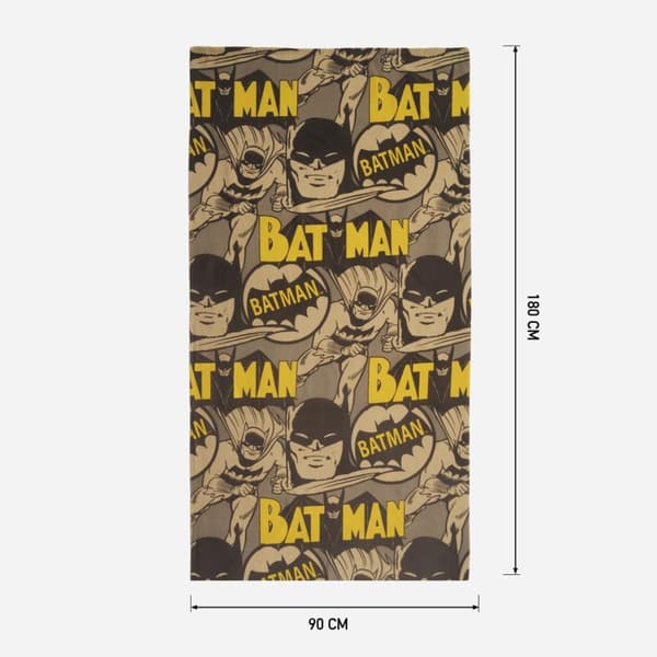Batman håndkle 180 x 90 cm badehåndkle badehåndkle dc comics