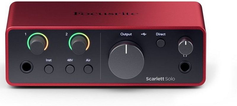 Focusrite - Scarlett 4rd Gen Solo - USB Audio Interface - 1 Mic In / 2 Lijn Uit