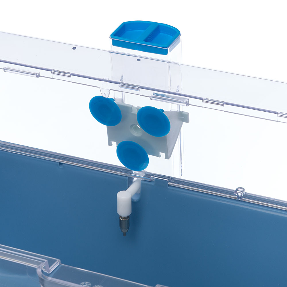 Ferplast abreuvoir pour hamsters, souris et gerbilles sippy 4672 small, bouteille d'eau distributeur pour petits rongeurs capacité