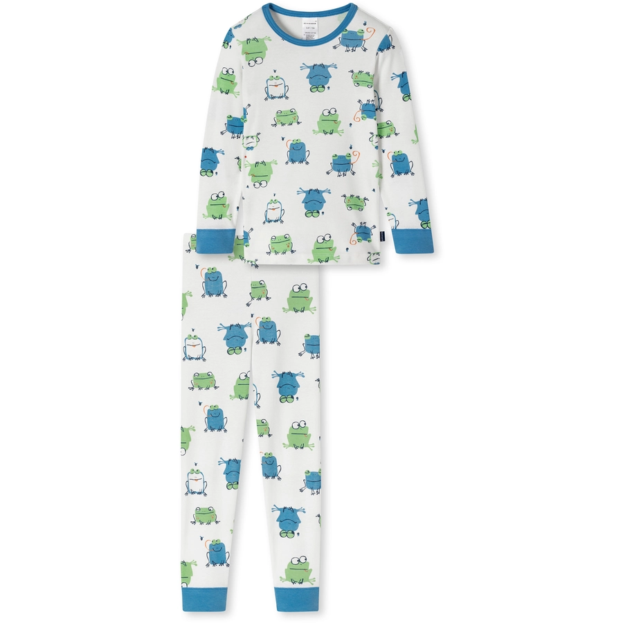 Schiesser Pyjama Natural Love Organic Cotton off-white