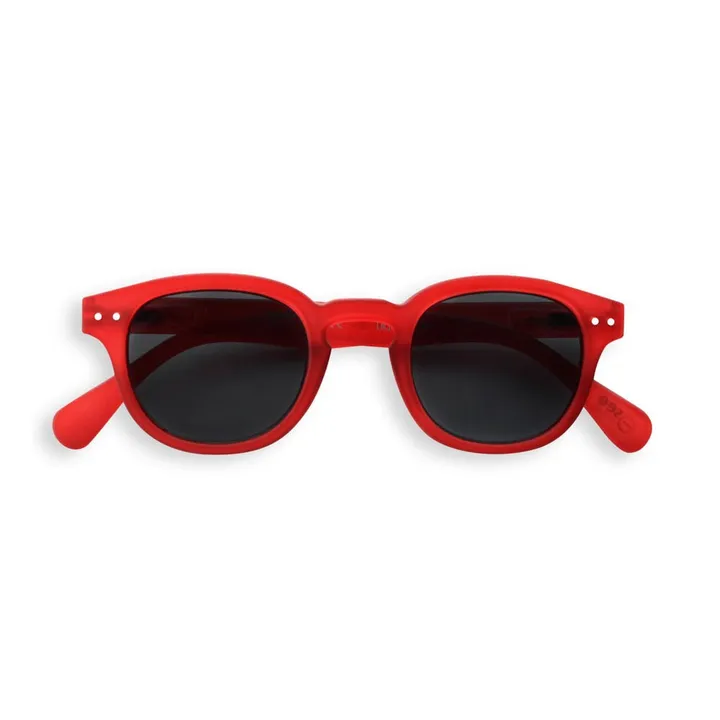 IZIPIZI Lunettes de Soleil #C Collection Adulte | Rouge