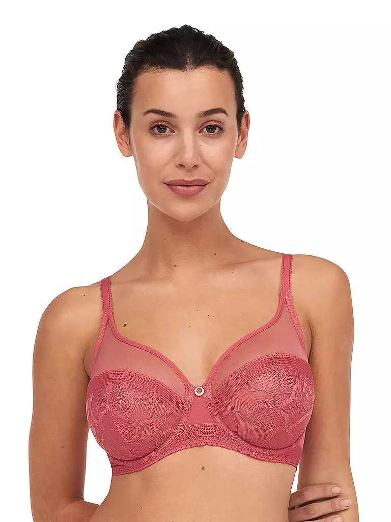 CHANTELLE BH mit Bügel TRUE LACE corallin koralle