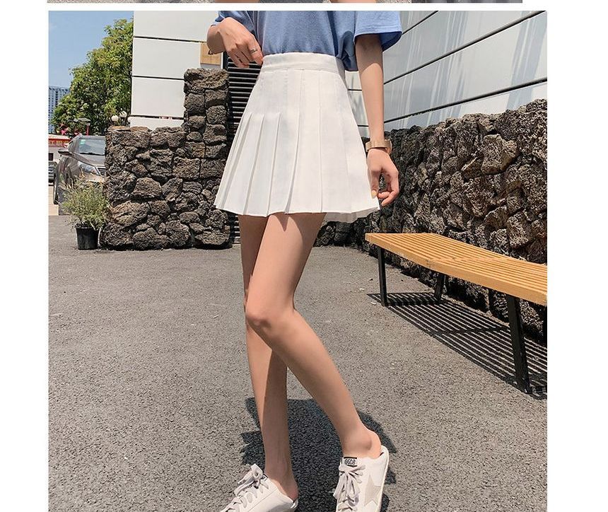 Niji Smile - Geplooide rok met ingezette shorts