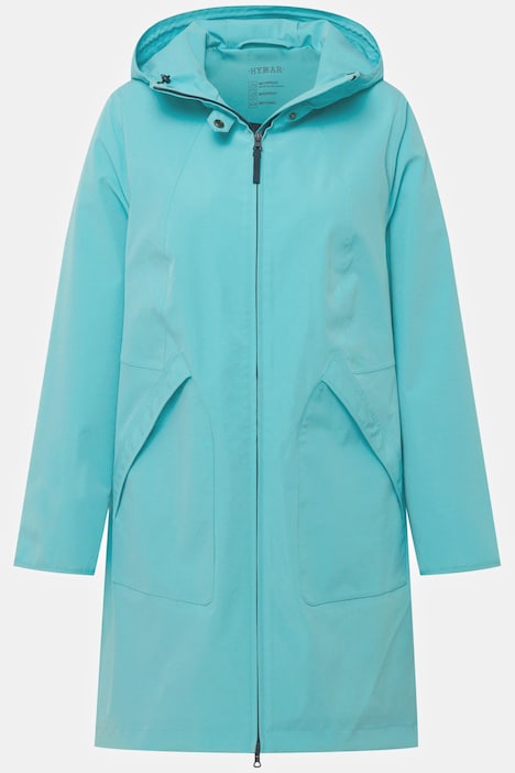 HYPRAR Funktionsjacke, Kapuze, wasserdicht, 2-Wege-Zipper
