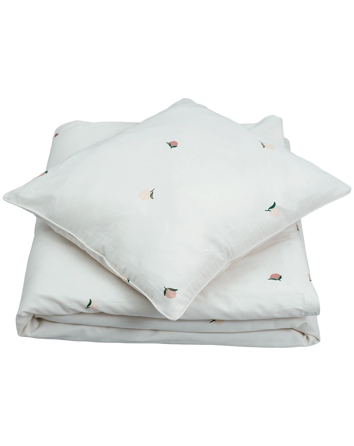 Bettwäsche GROWN UP (140x200/60x63) 2-teilig in peach