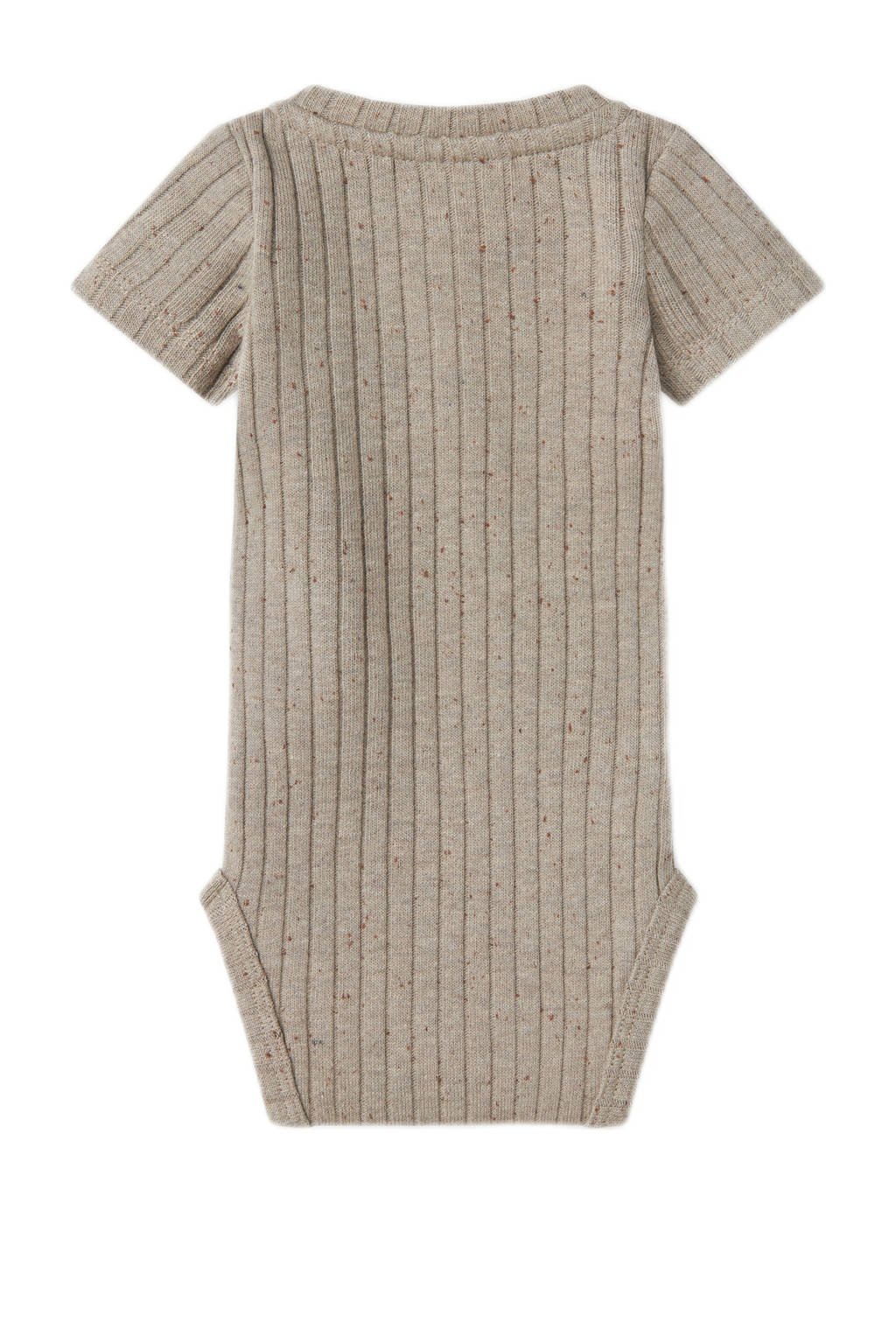 LIL' ATELIER romper lichbruin