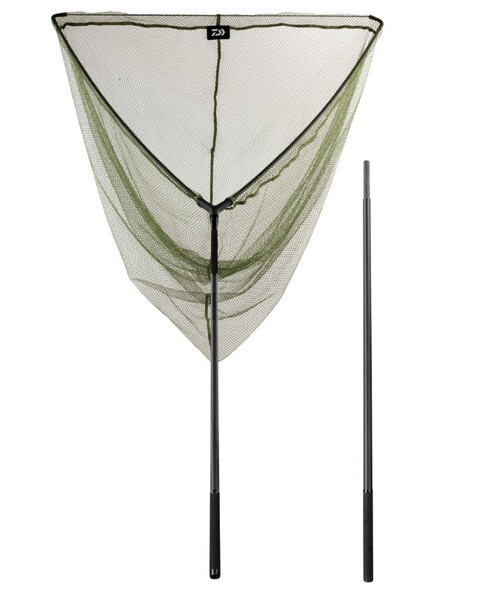 Épuisette Daiwa Emblem Carp Net Rubber Coated 2.8m (2 Parties)