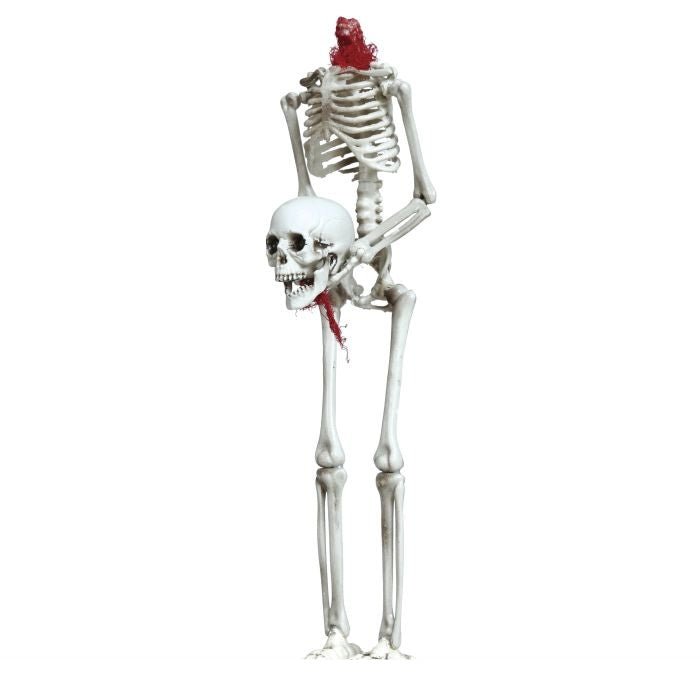 Halloween Skelet Zonder Hoofd 37cm