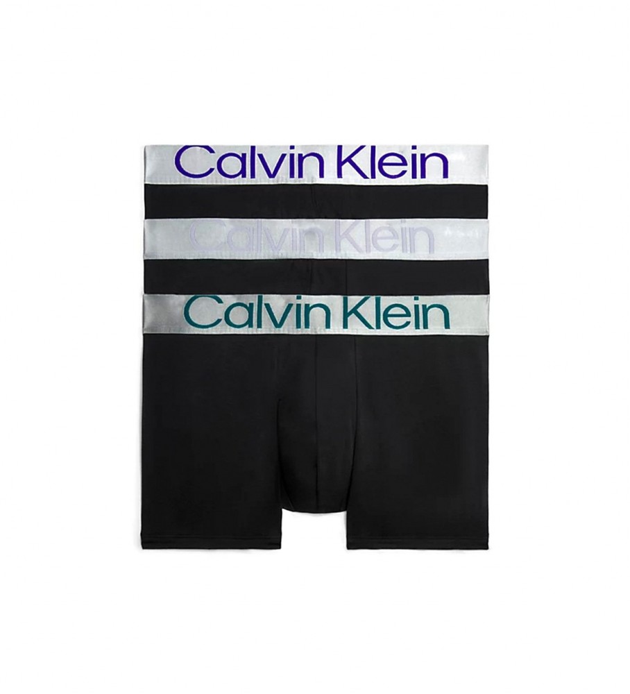 Pacote com 3 cuecas boxer Calvin Klein
