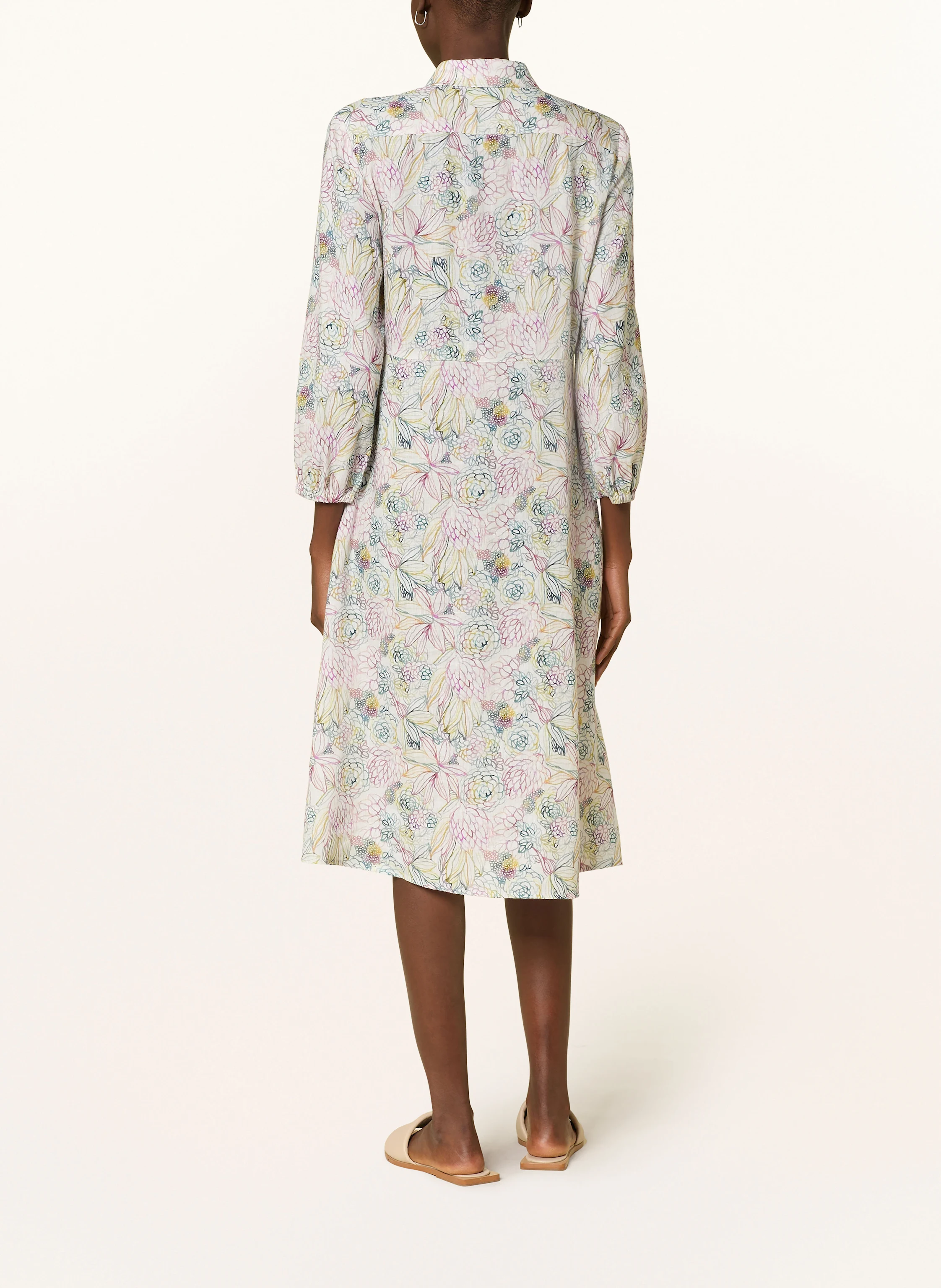 HEMISPHERE Hemdblusenkleid aus Leinen