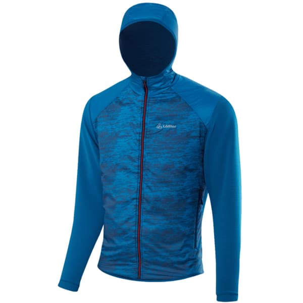 Veste ski de fond LÖFFLER M HOODED HBRIDJACKET SPEED PL ACTIVE ORBIT